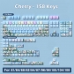 Daisy 104+34 / 54 MDA / Cherry / MCA Profile 4-sided Clear Keycap Set Cherry MX PBT Dye-subbed for Keyboard